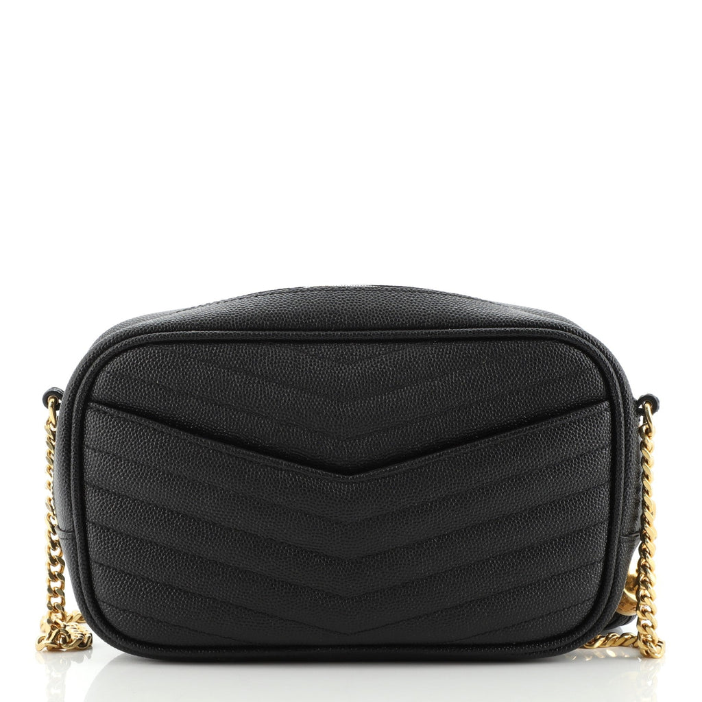 Lou Camera Bag Matelasse Chevron Leather Mini