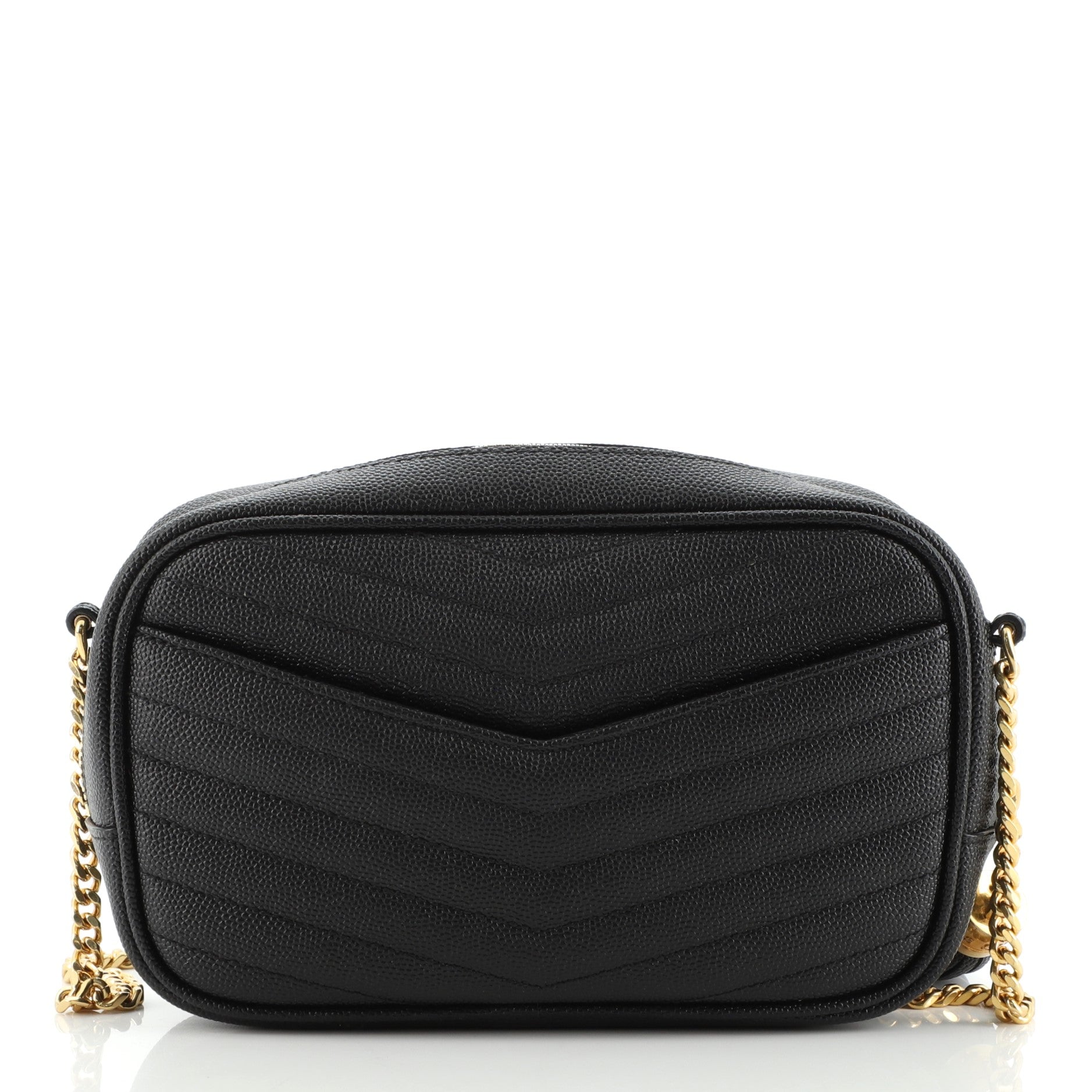 Lou Camera Bag Matelasse Chevron Leather Mini