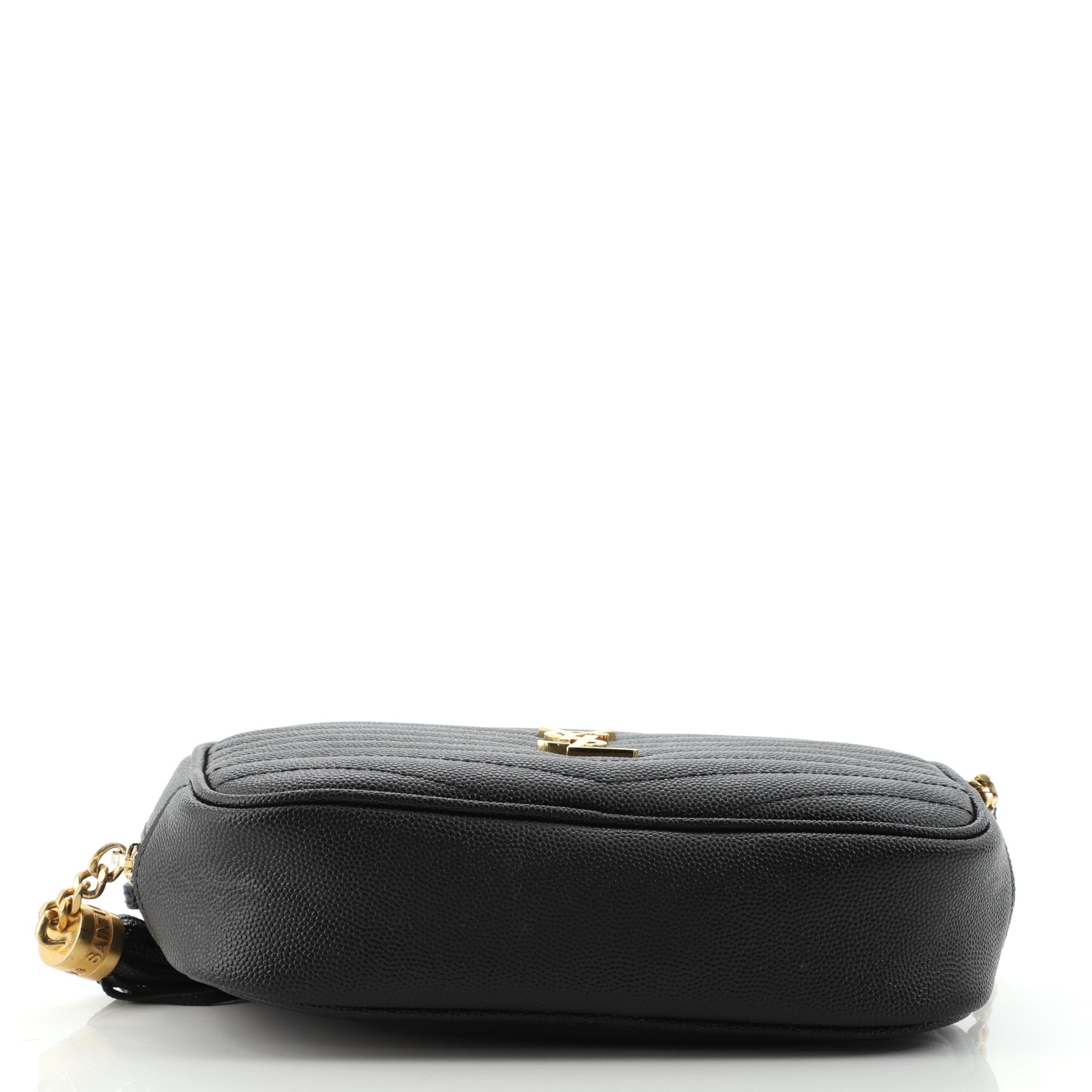 Lou Camera Bag Matelasse Chevron Leather Mini