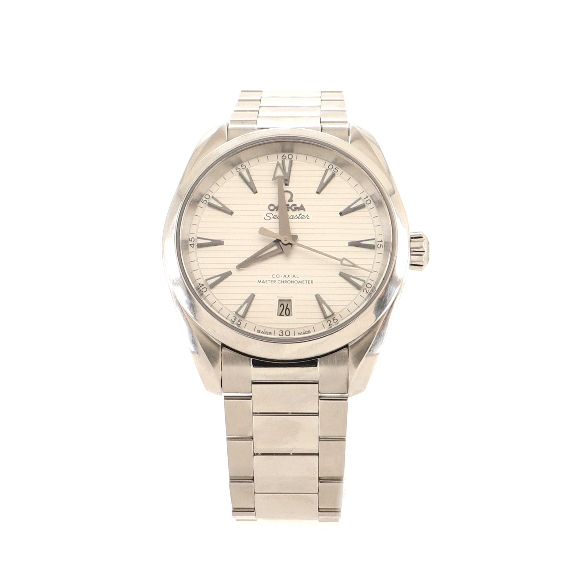 Seamaster Aqua Terra 150M Co-Axial Chronometer Automatic Watch Stainless Steel 38