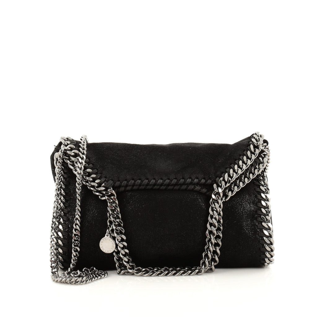 Falabella Fold Over Crossbody Bag Shaggy Deer Mini