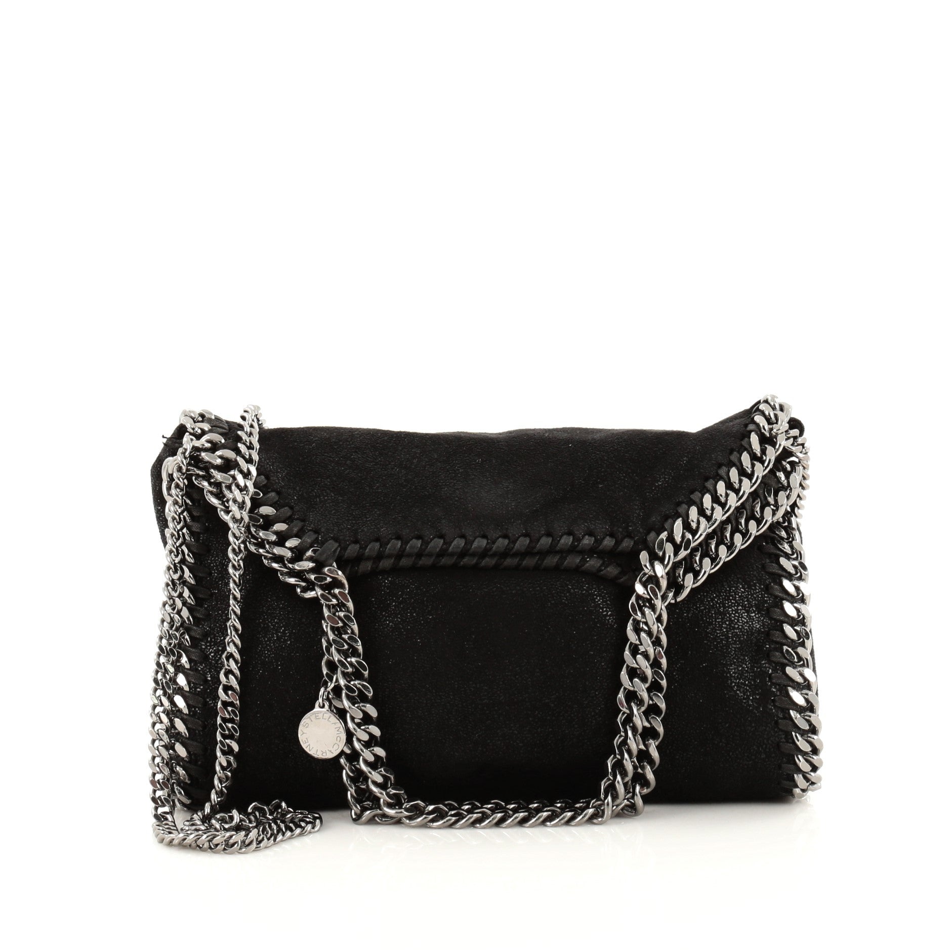 Falabella Fold Over Crossbody Bag Shaggy Deer Mini
