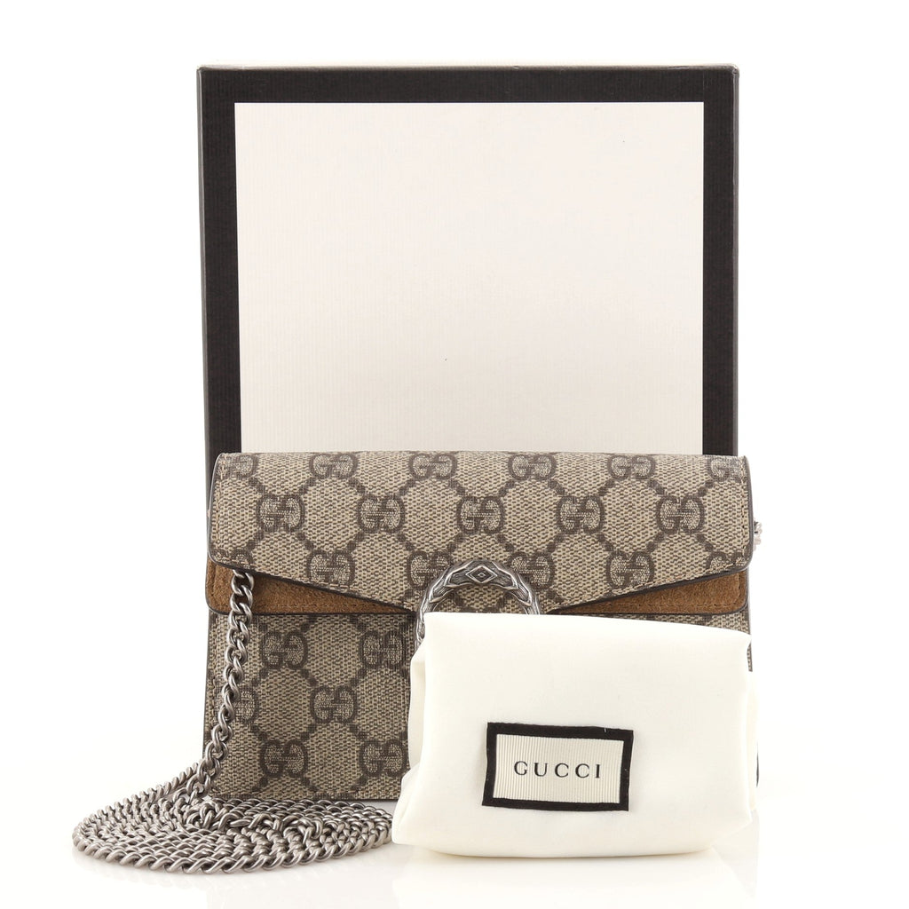 Dionysus Bag GG Coated Canvas Super Mini