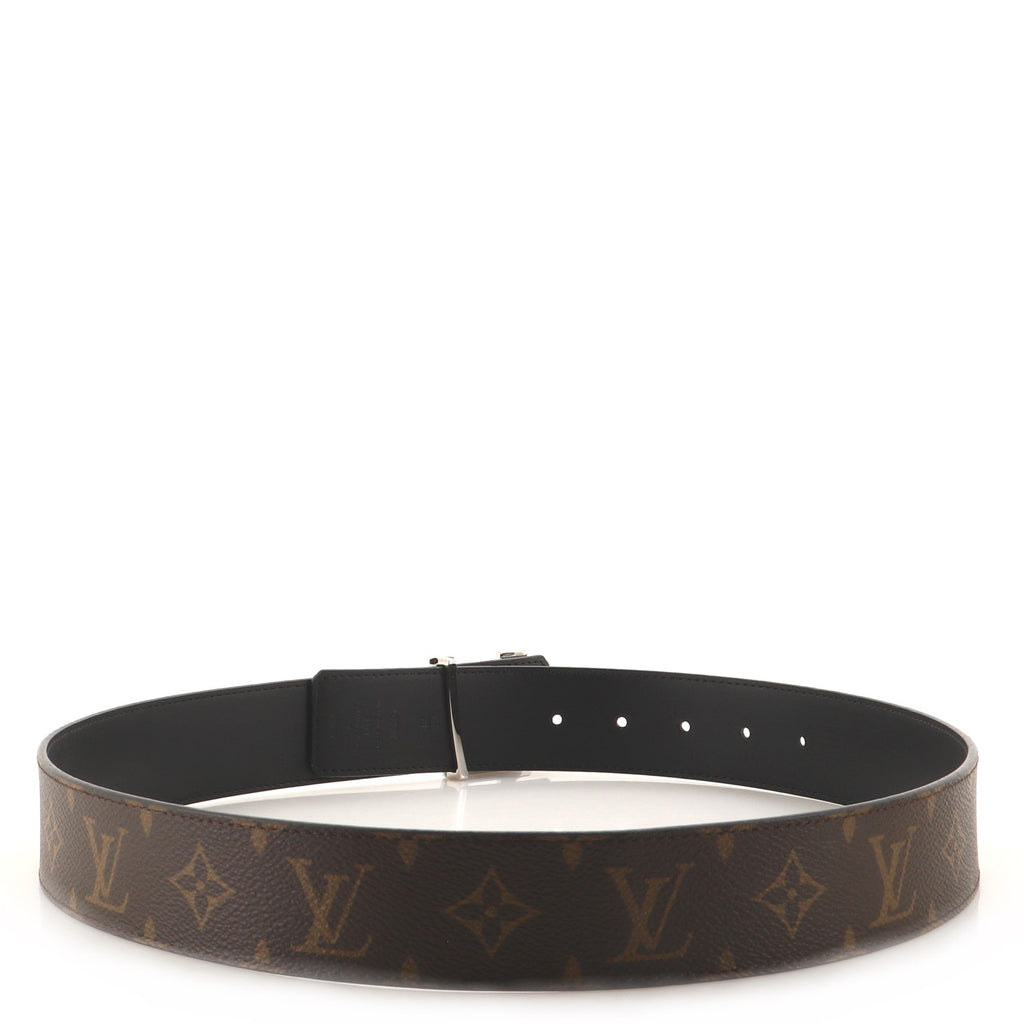 LV Initiales Reversible Belt Monogram Canvas and Leather Wide 85