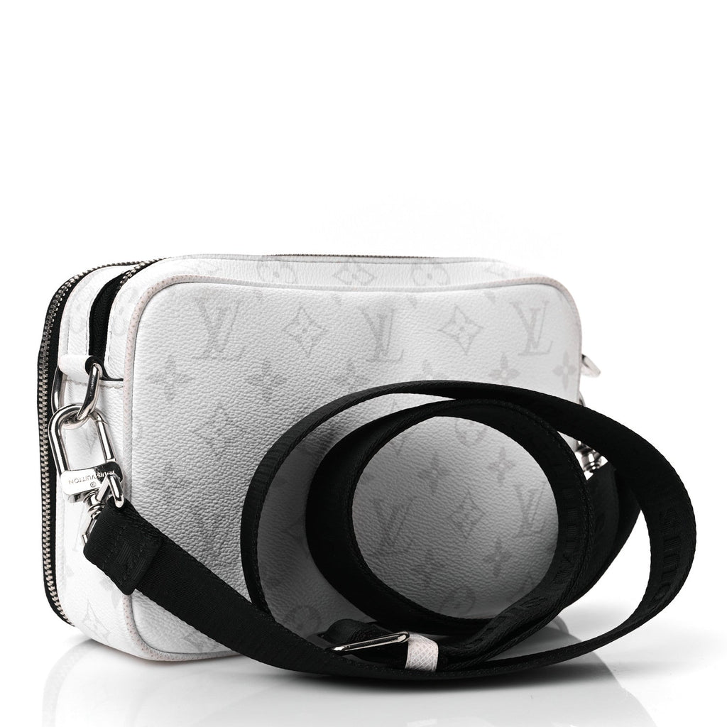 Taiga Monogram Alpha Messenger Optic White