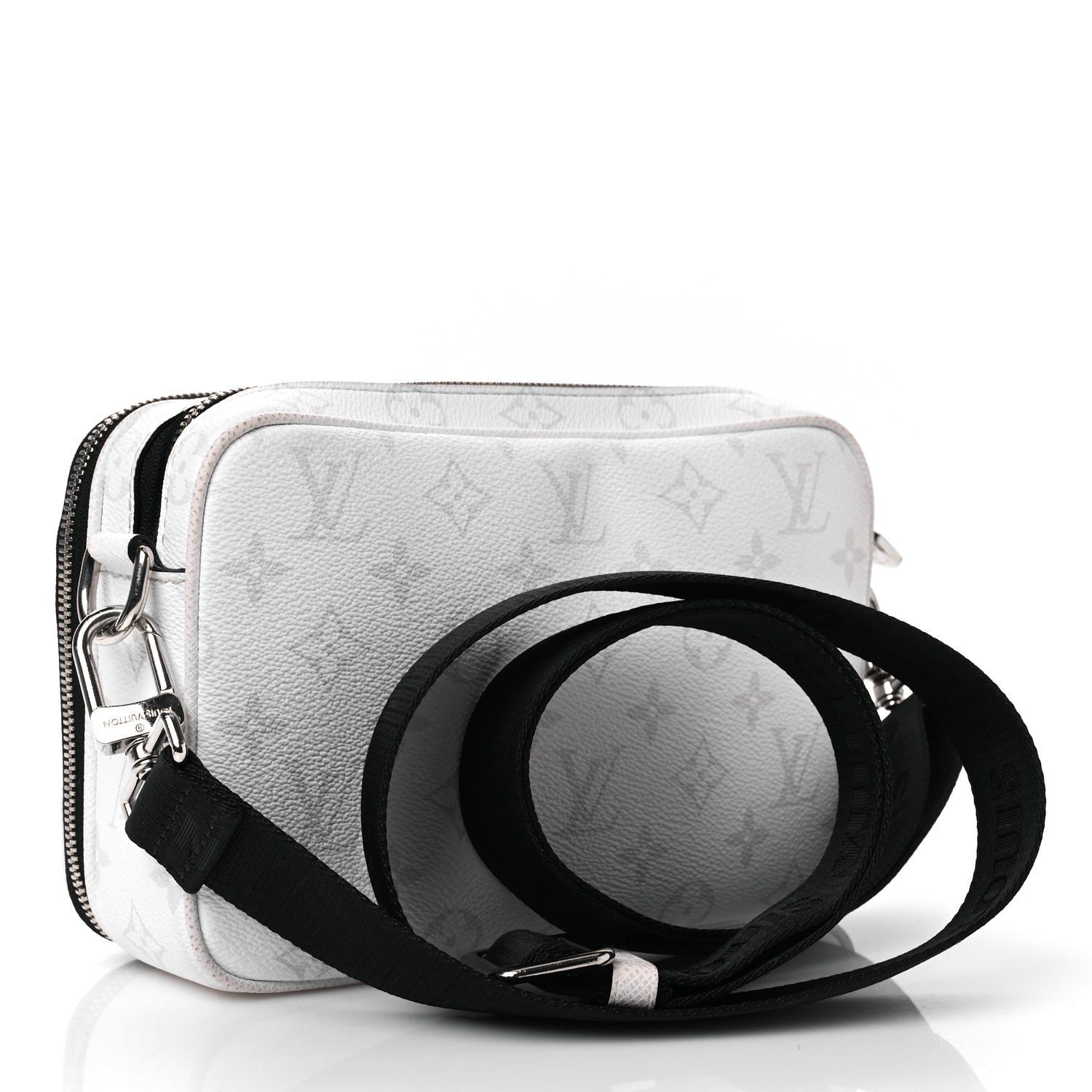 Taiga Monogram Alpha Messenger Optic White