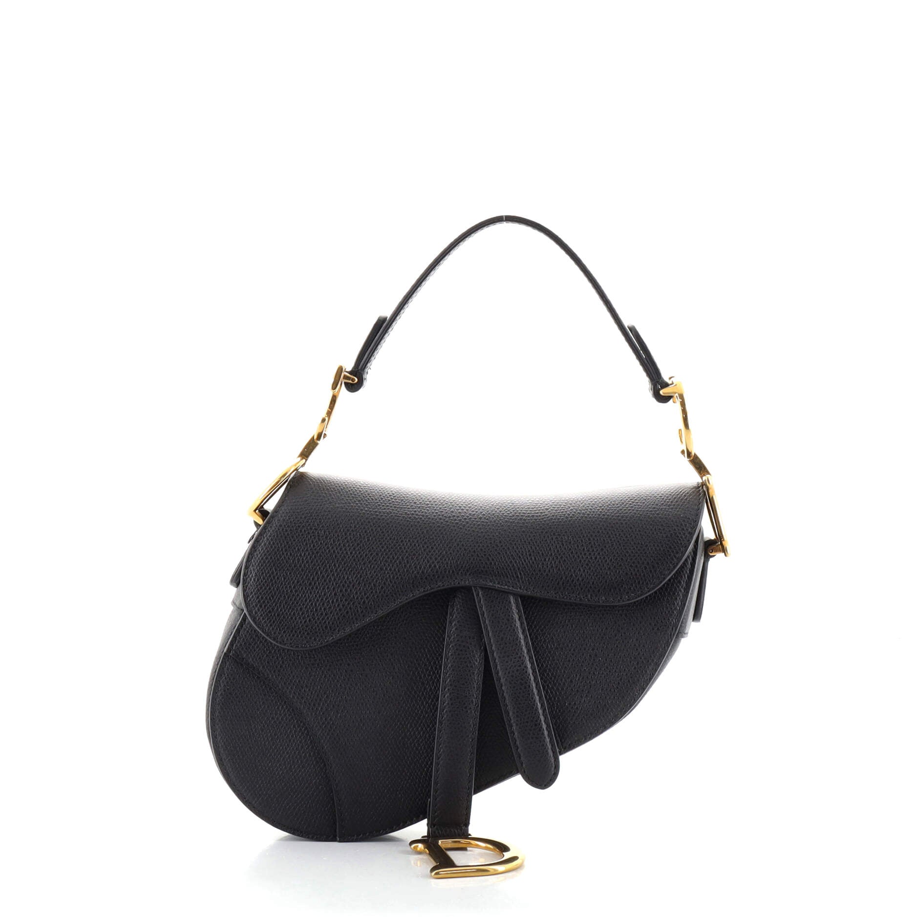 Saddle Handbag Leather Mini
