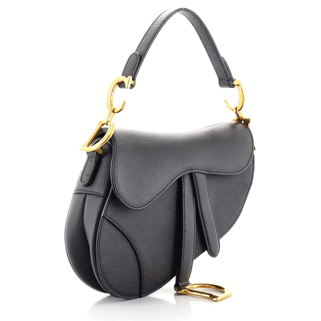 Saddle Handbag Leather Mini