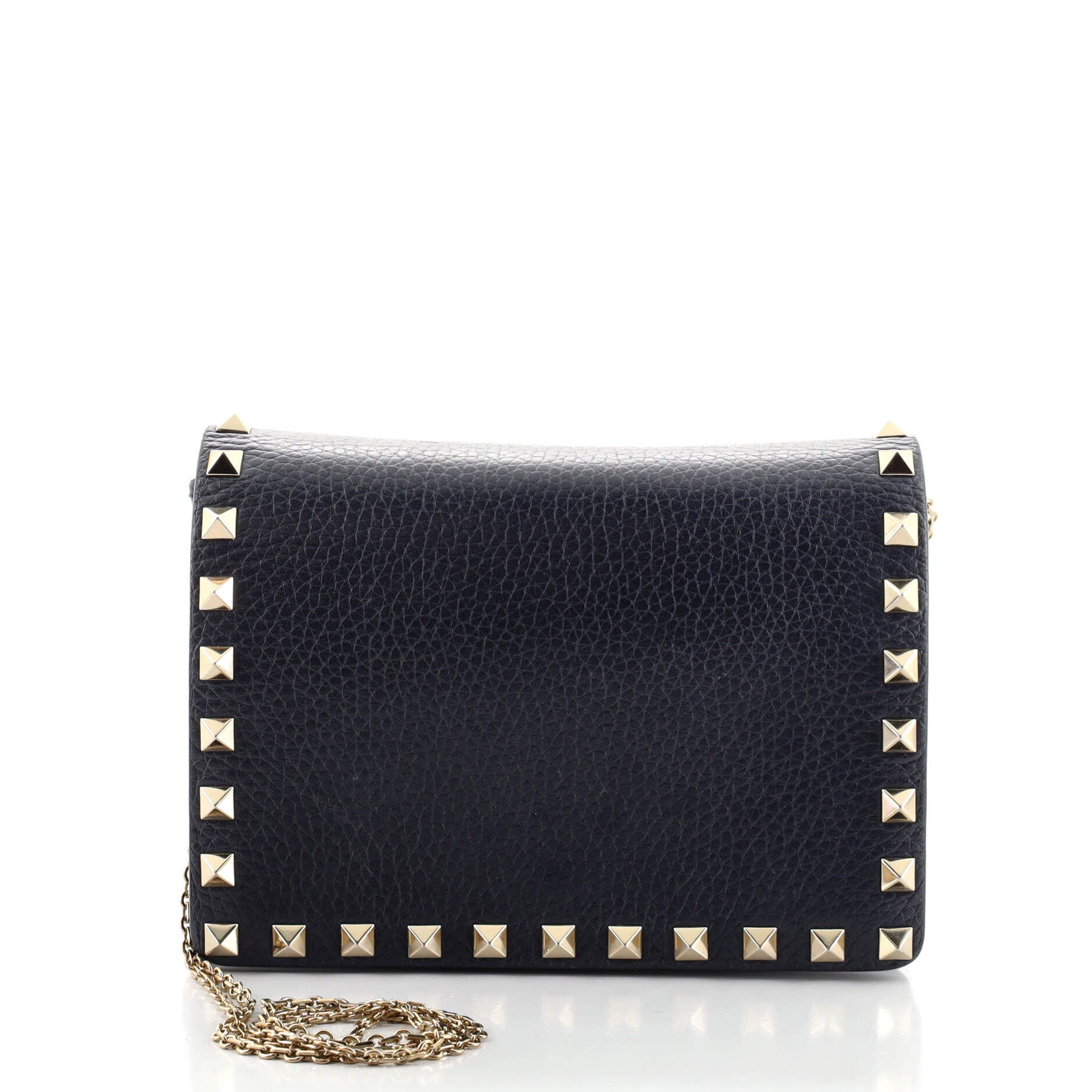 Rockstud Pouch Crossbody Bag Leather Mini