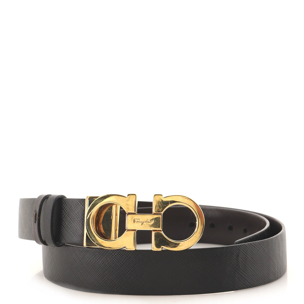 Gancini Belt Leather Medium 85