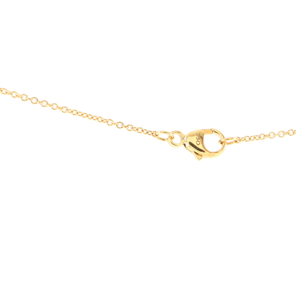 Supernova Pendant Necklace 18K Yellow Gold with Diamonds Small