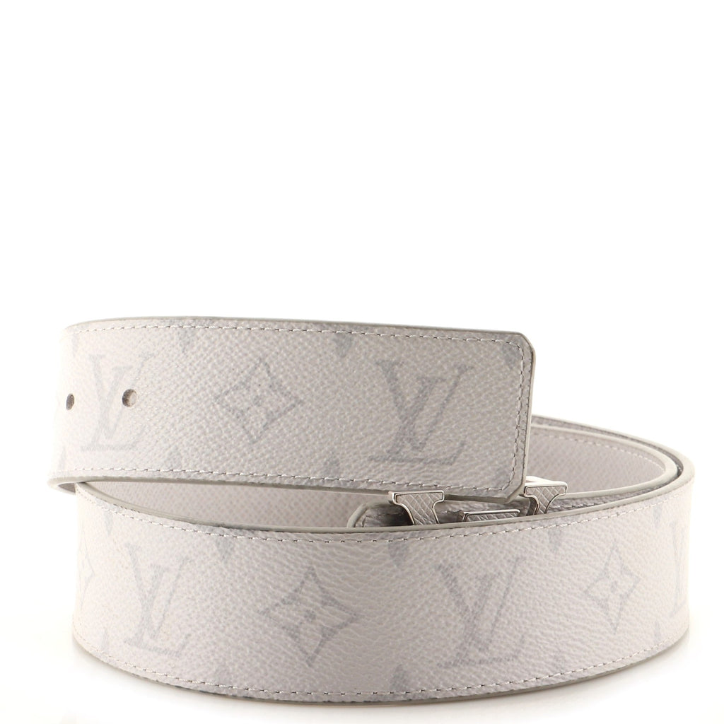 LV Initiales Reversible Belt Monogram Canvas and Leather Wide 85
