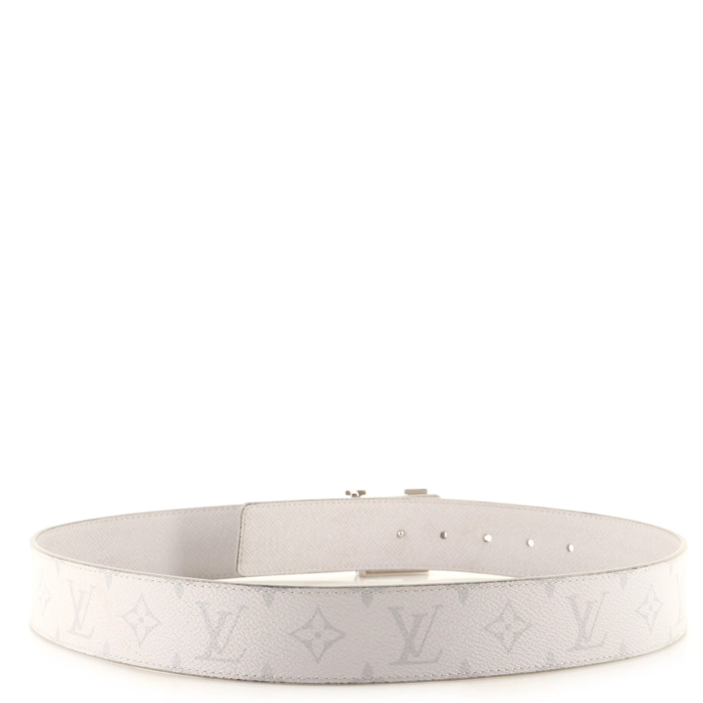 LV Initiales Reversible Belt Monogram Canvas and Leather Wide 85
