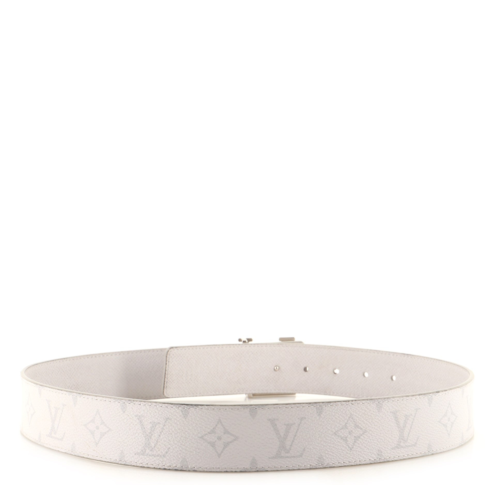 LV Initiales Reversible Belt Monogram Canvas and Leather Wide 85