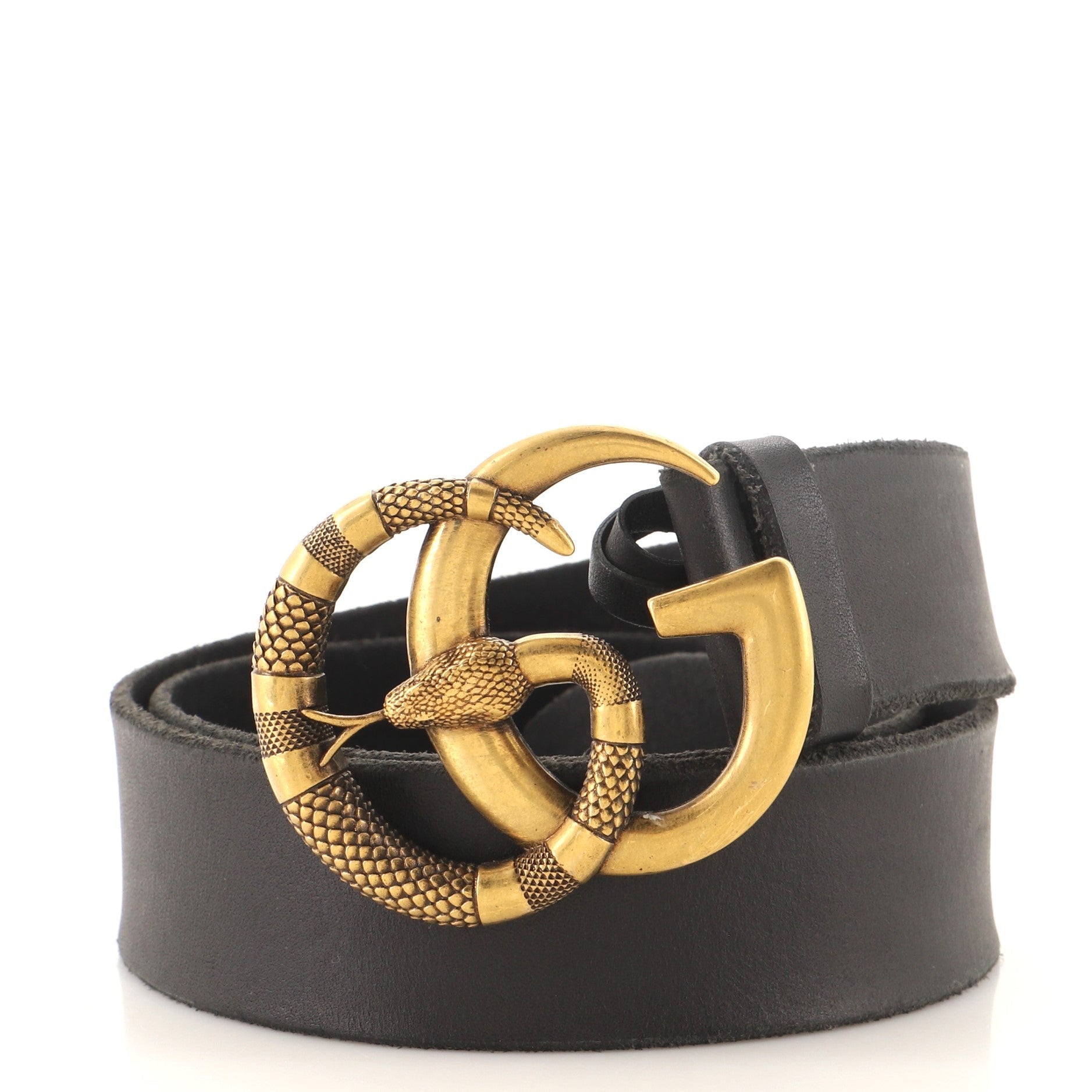 Snake Marmont Belt Leather Wide 85