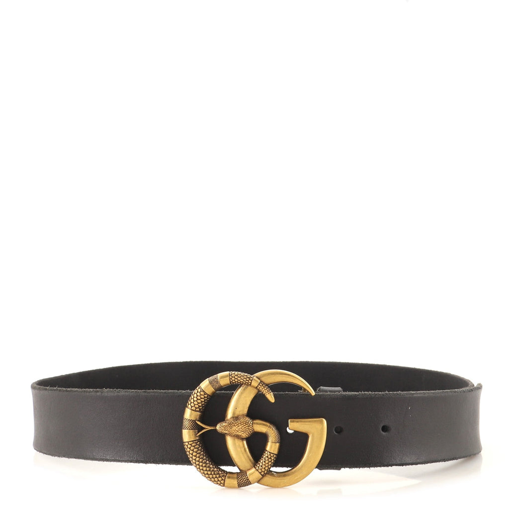 Snake Marmont Belt Leather Wide 85