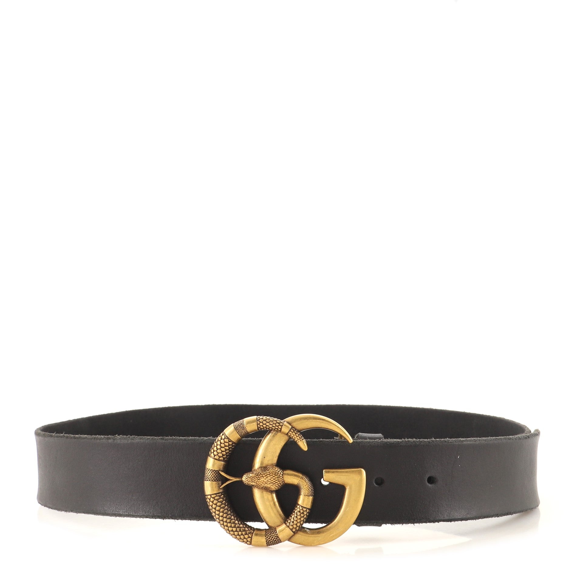 Snake Marmont Belt Leather Wide 85