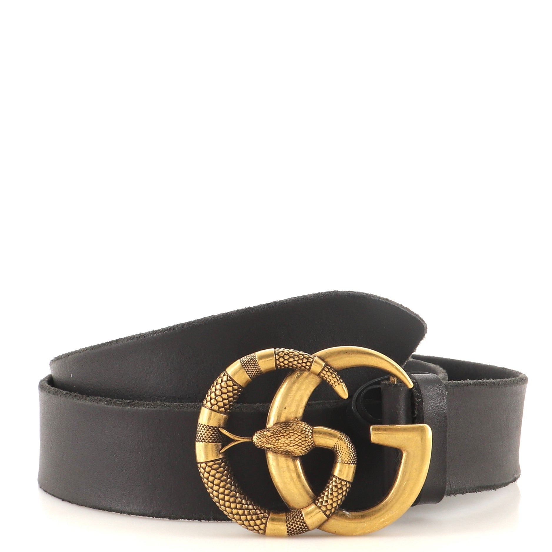 Snake Marmont Belt Leather Wide 85