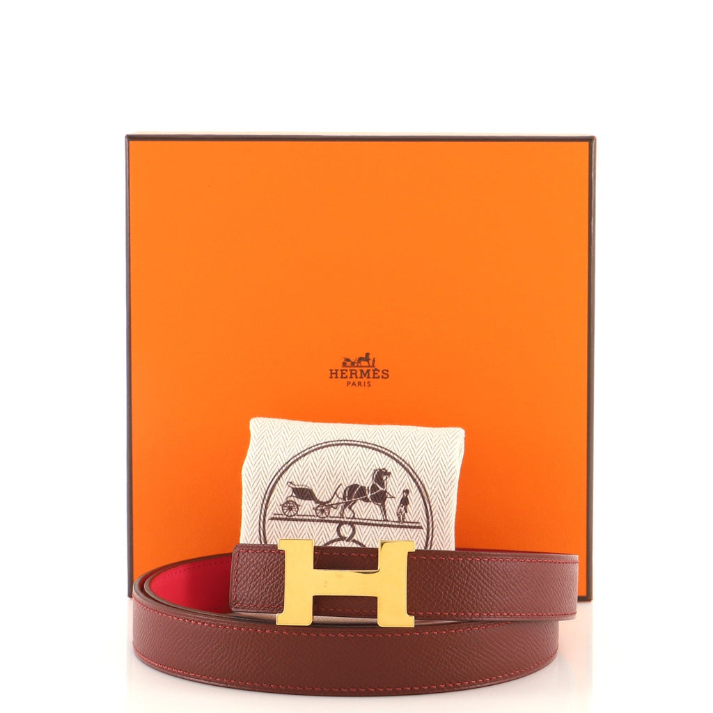 Constance Reversible Belt Leather Thin 90