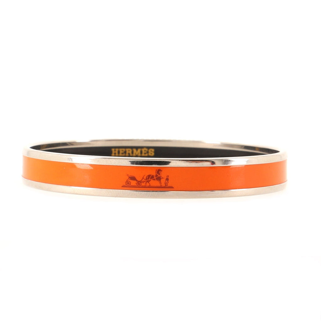 Caleche Bangle Bracelet Enamel Narrow