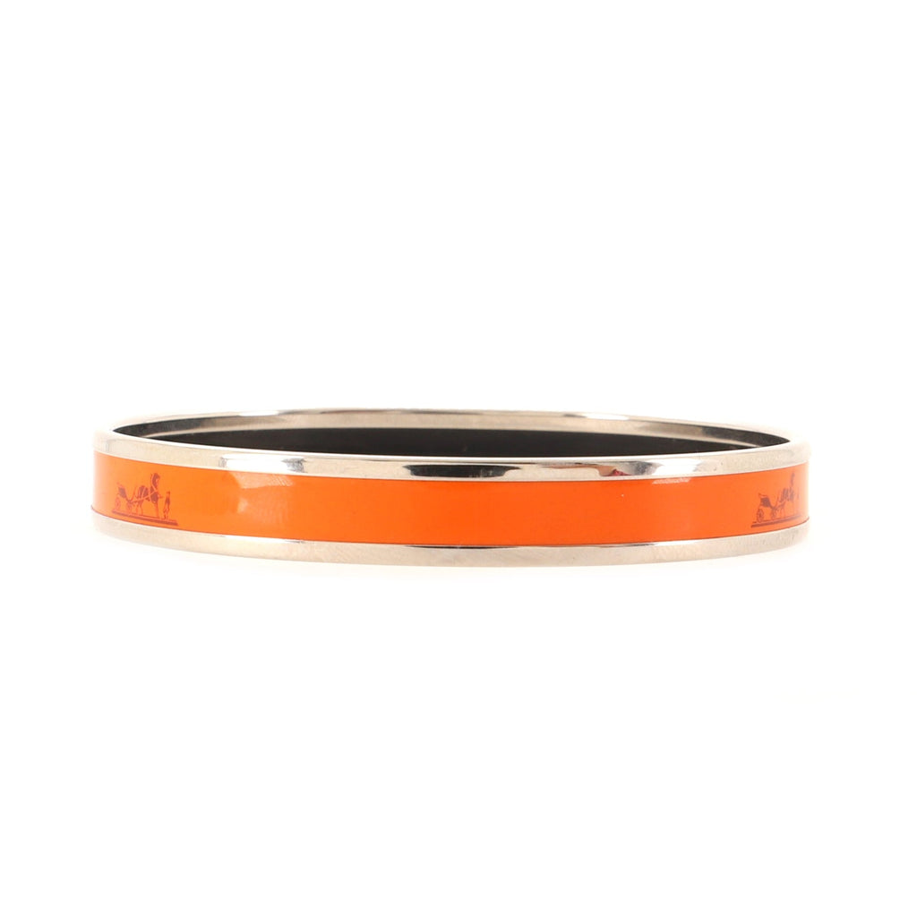 Caleche Bangle Bracelet Enamel Narrow