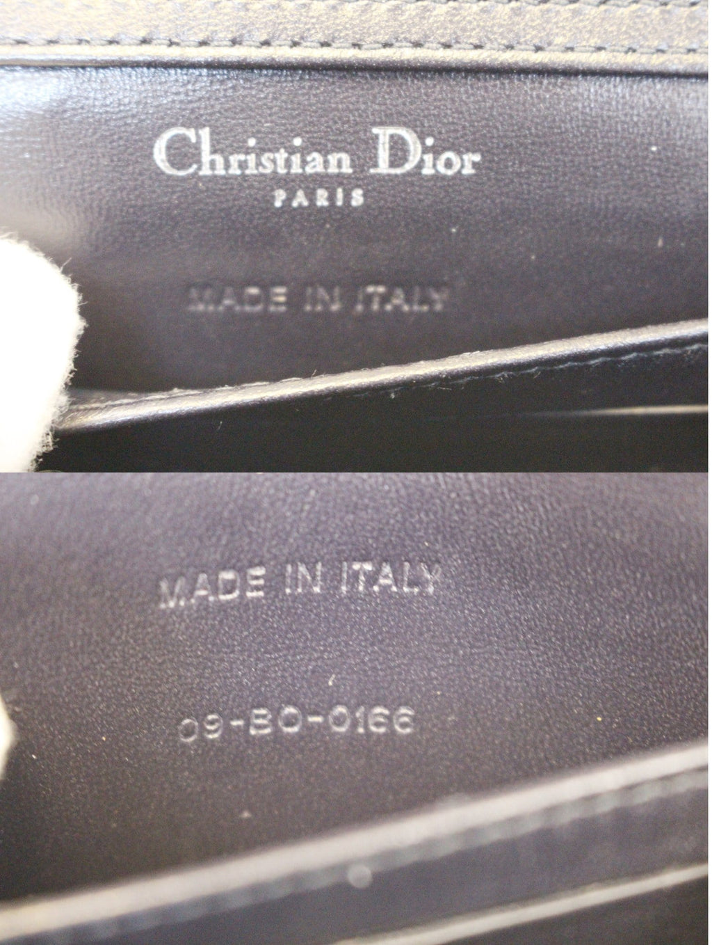 CHRISTIAN DIOR Aqua Blue Leather Mini Diorama Crossbody Bag