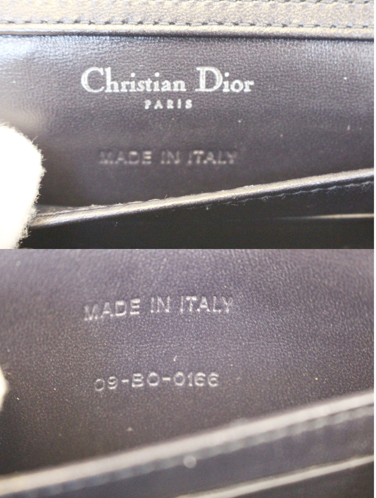 CHRISTIAN DIOR Aqua Blue Leather Mini Diorama Crossbody Bag