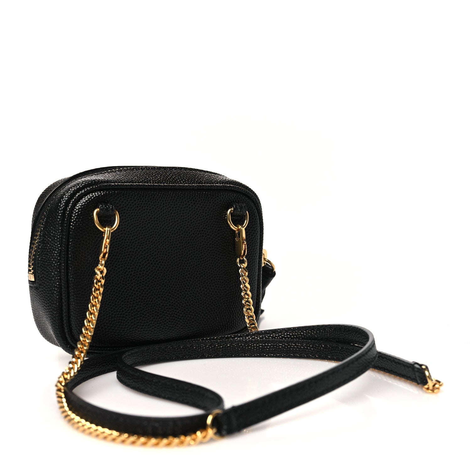 Grain De Poudre Matelasse Monogram Baby Lou Camera Bag Black
