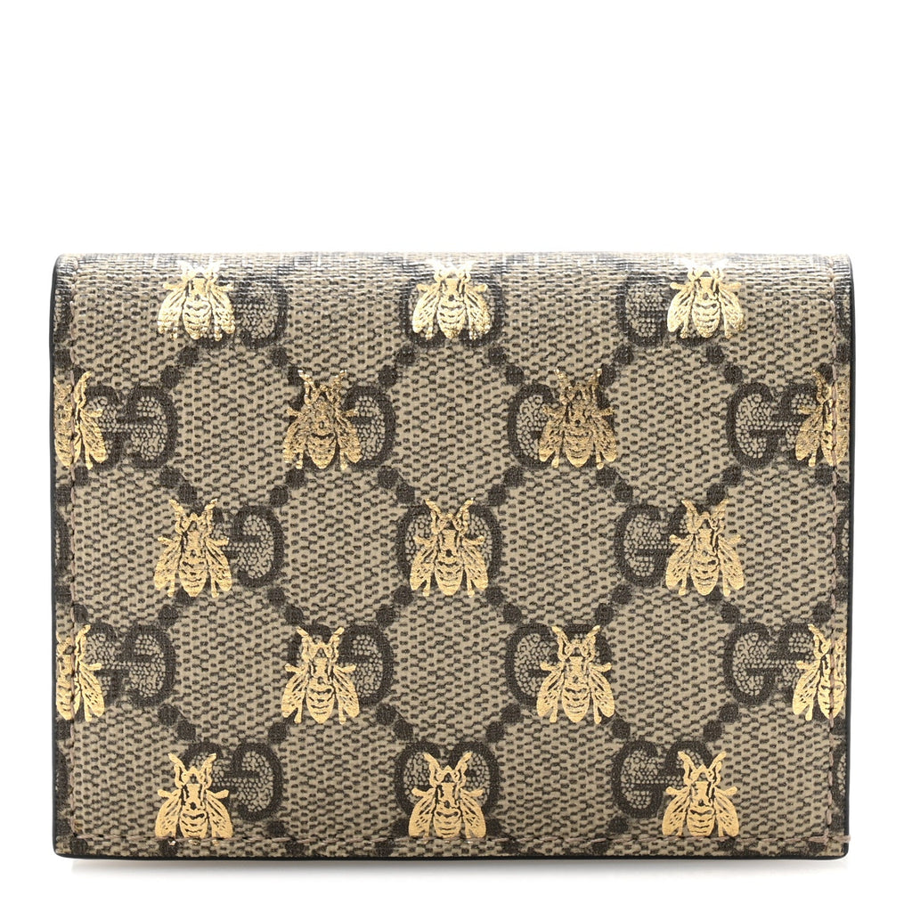 GG Supreme Monogram Bee Print  Case