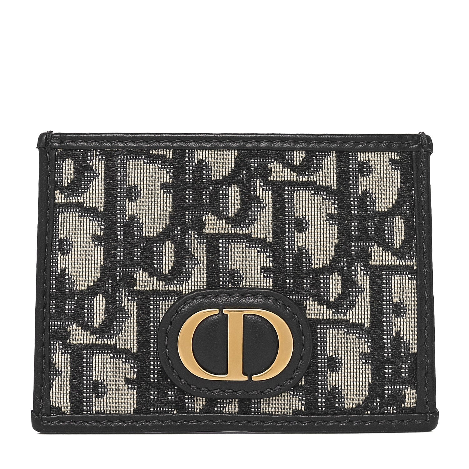 Oblique Calfskin  Holder Black
