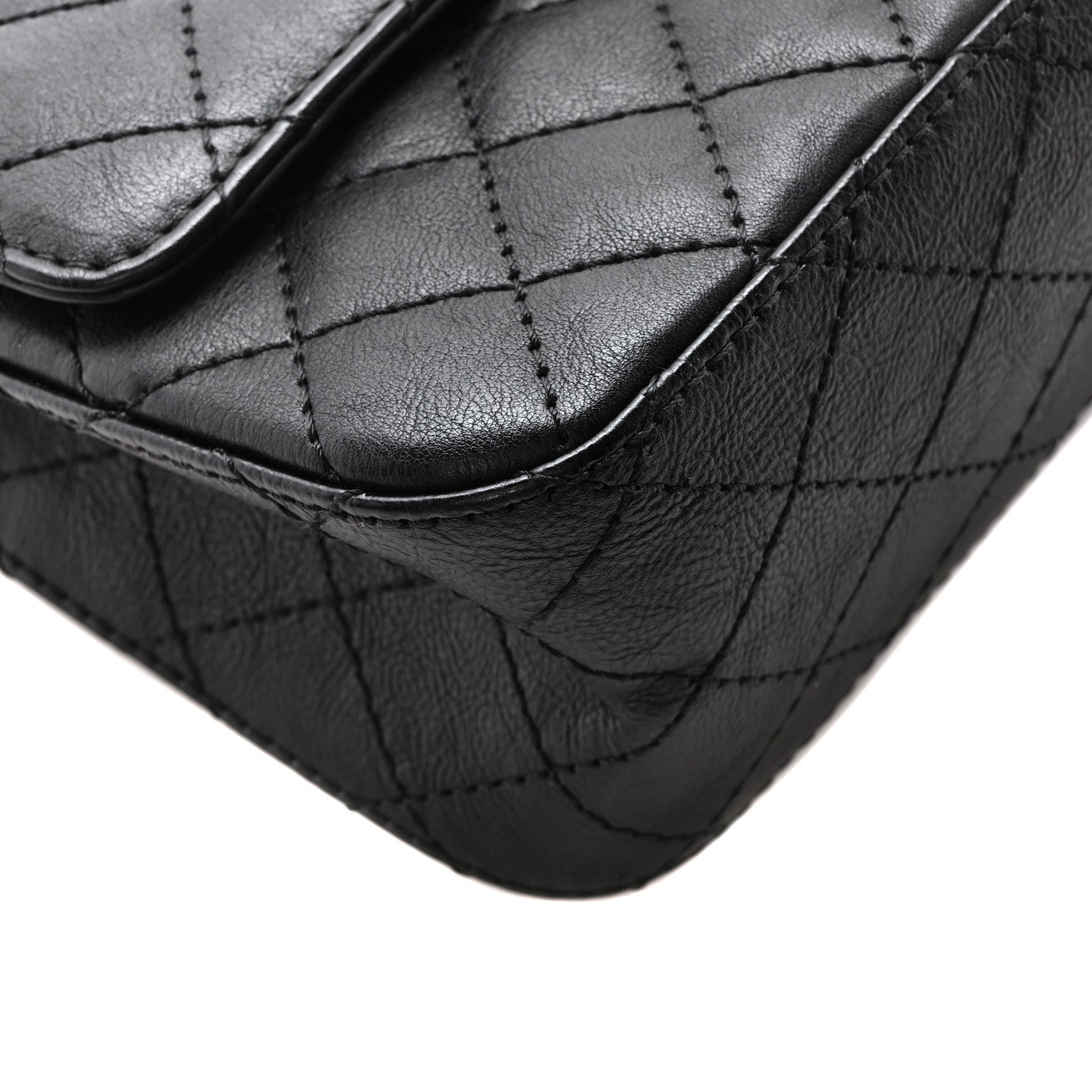 Calfskin Quilted 2.55 Reissue 225 Flap So Black