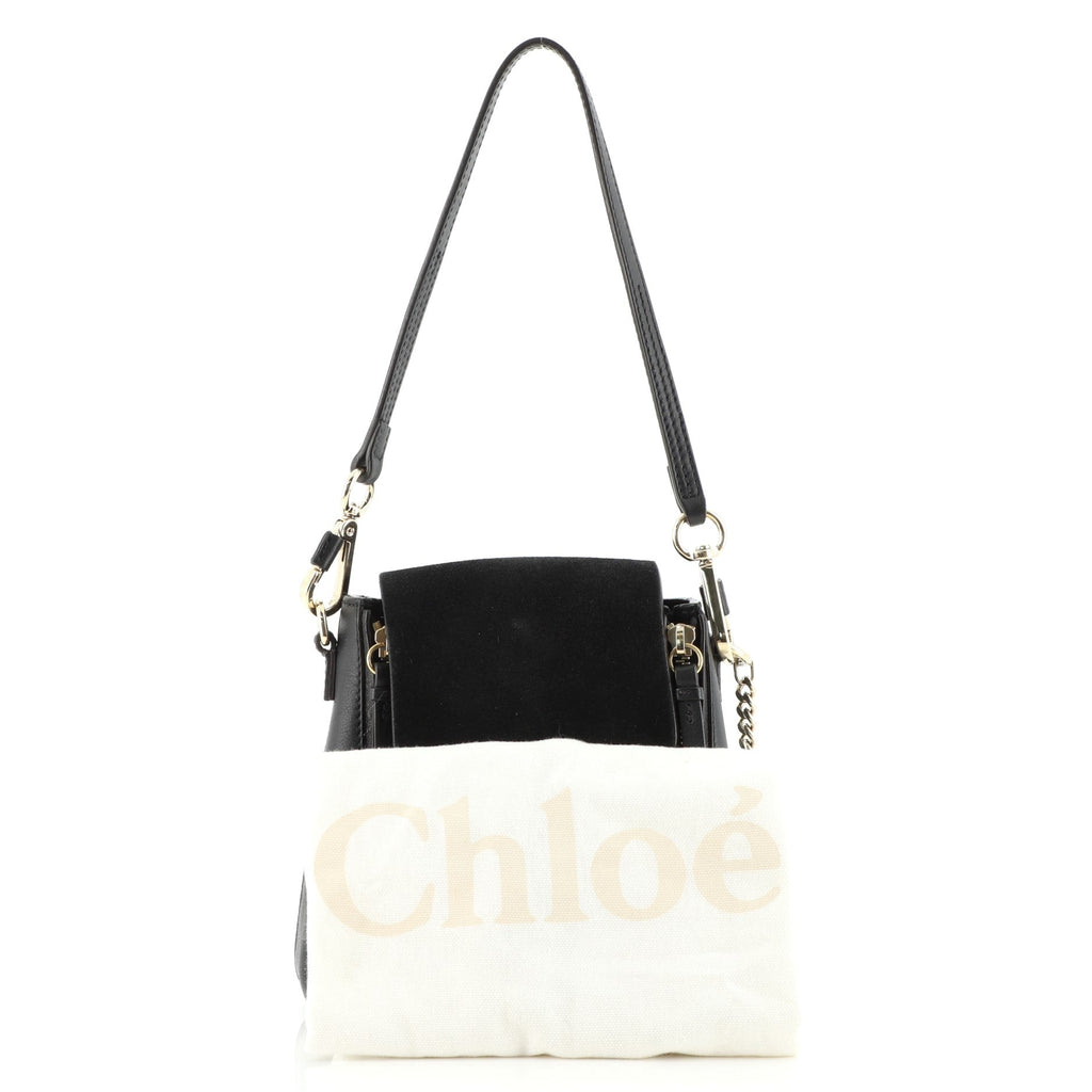Faye Backpack Leather and Suede Mini