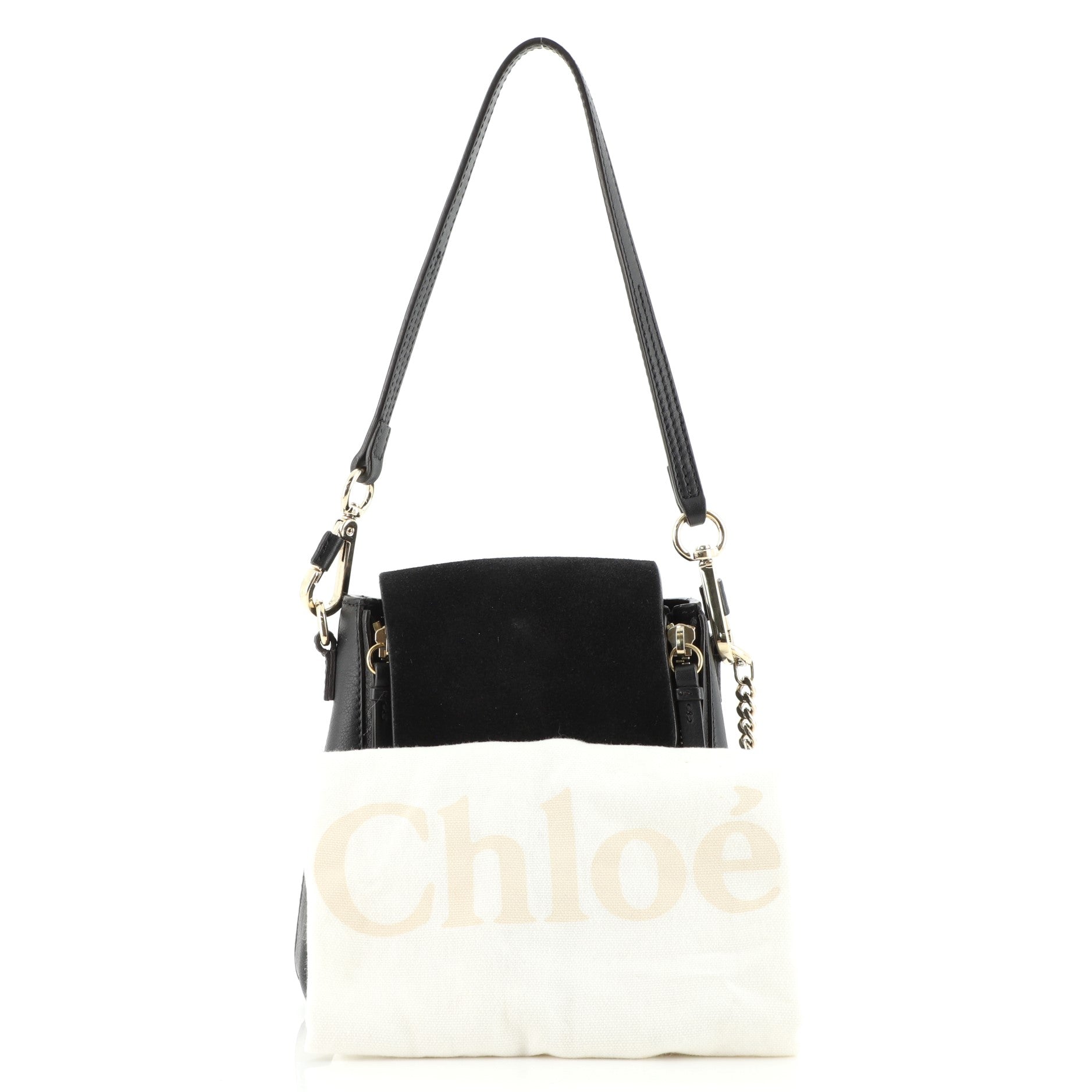 Faye Backpack Leather and Suede Mini