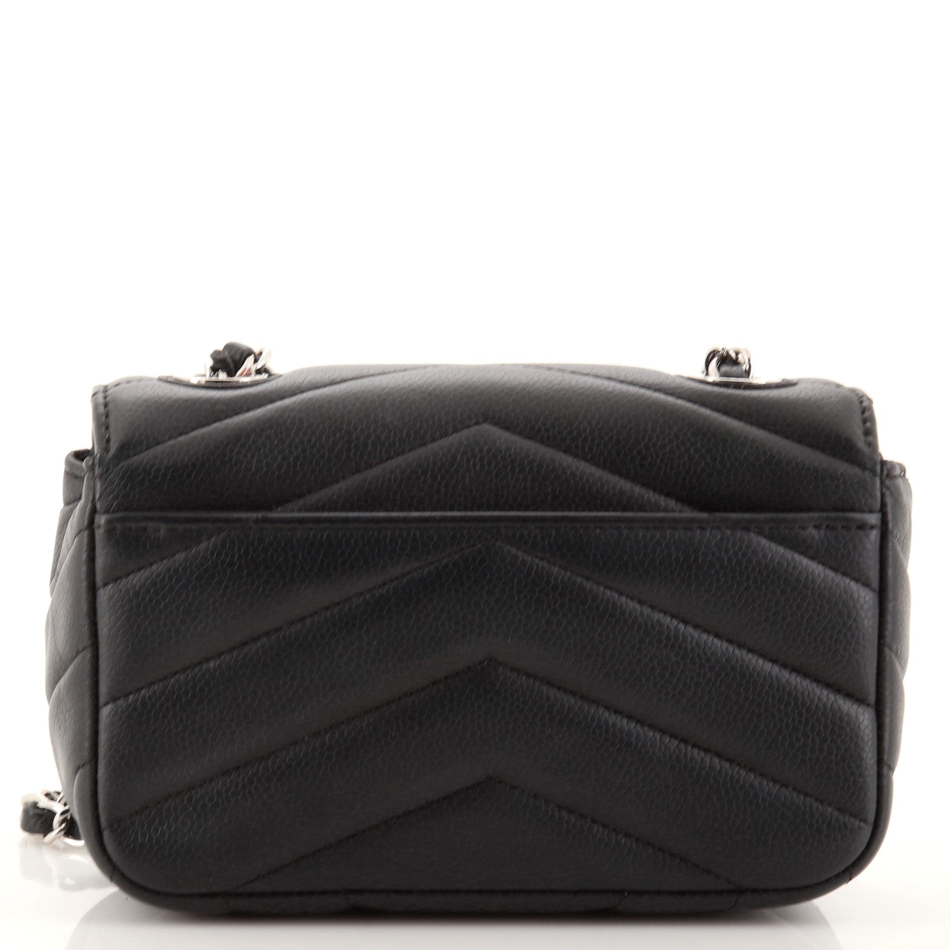 Data Center Envelope Flap Bag Chevron Caviar Mini