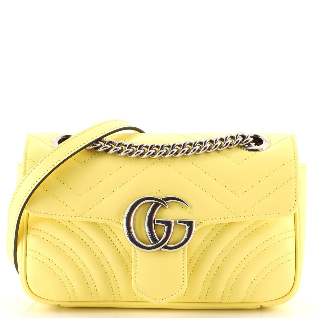 GG Marmont Flap Bag Matelasse Leather Mini