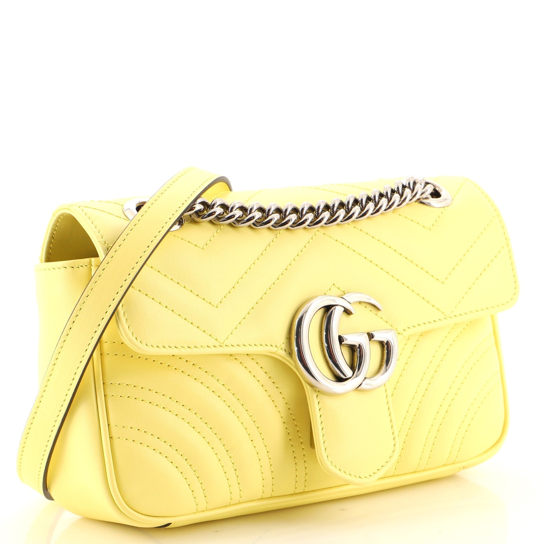 GG Marmont Flap Bag Matelasse Leather Mini
