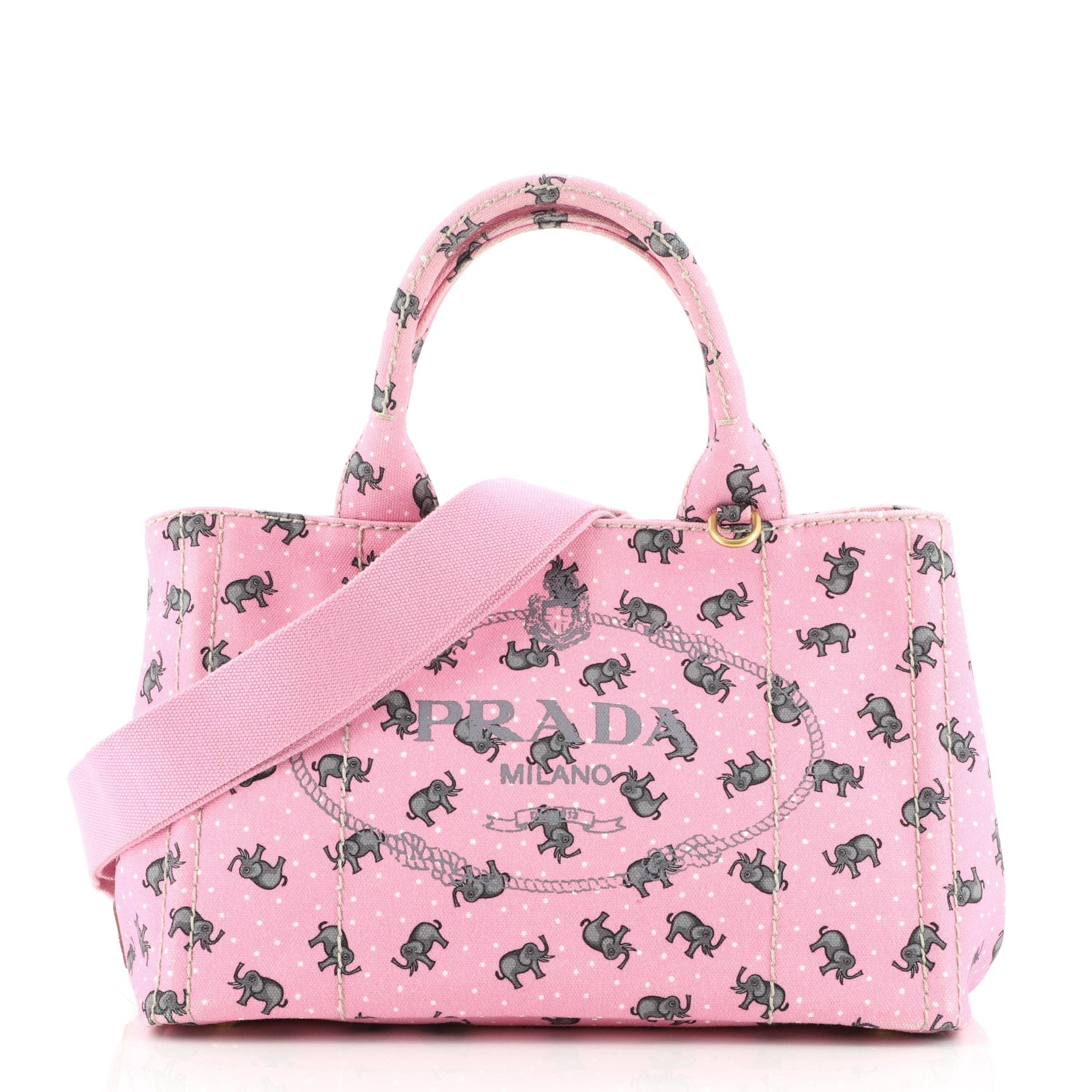 Canapa Convertible Tote Printed Canvas Mini