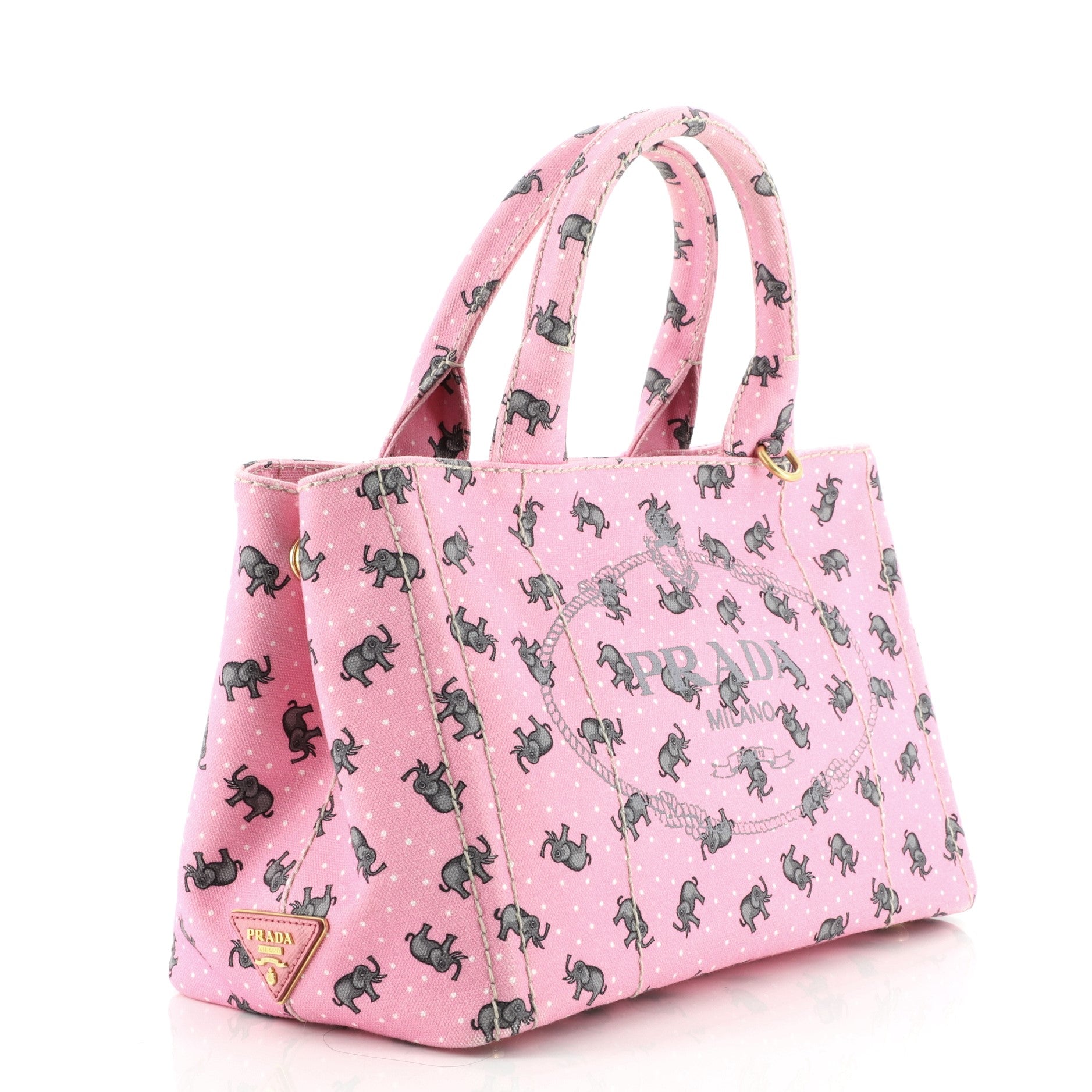 Canapa Convertible Tote Printed Canvas Mini