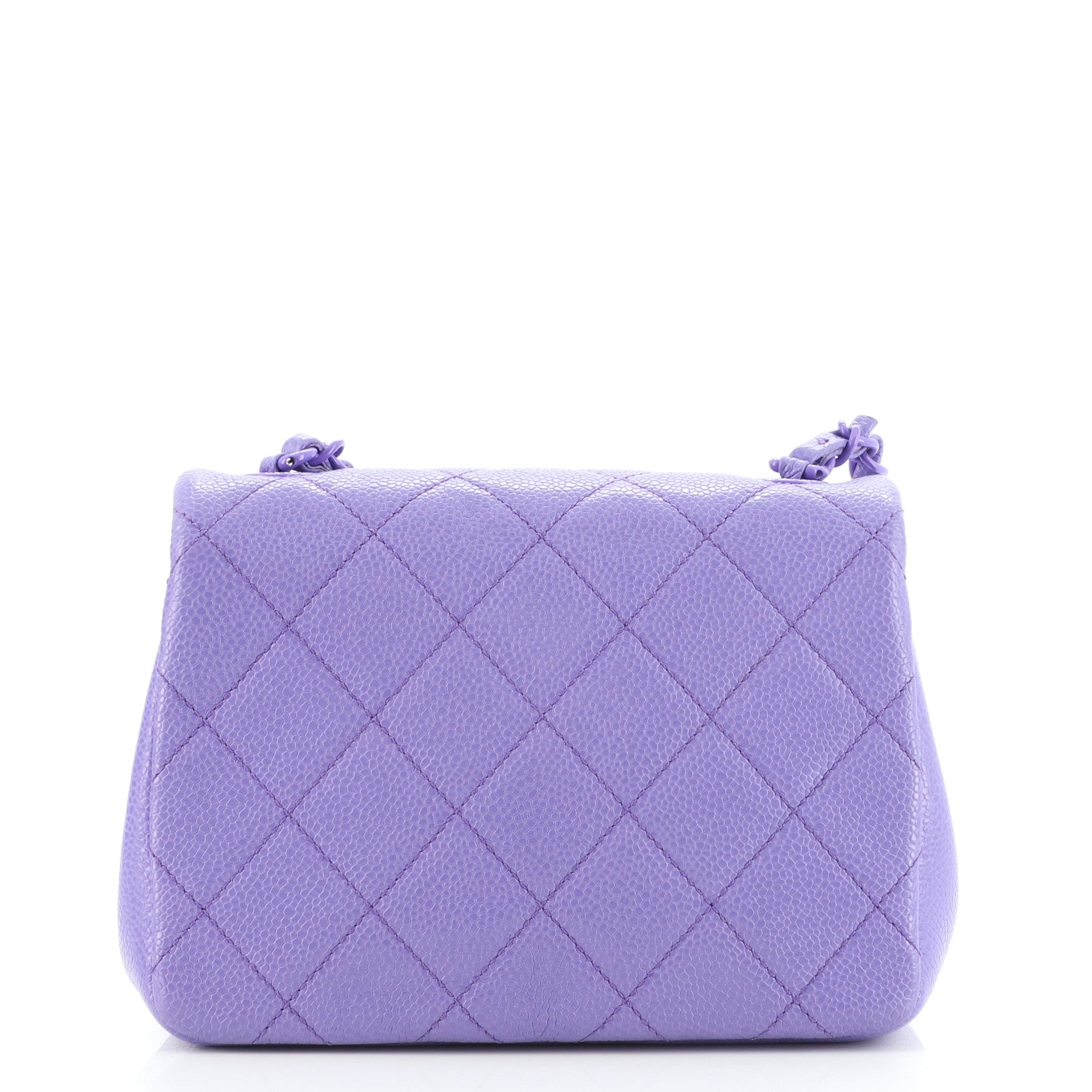 Incognito Square Flap Bag Quilted Caviar Mini