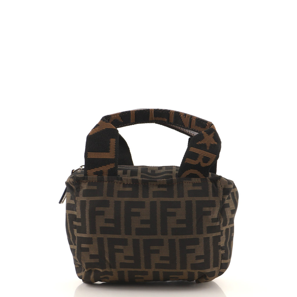 Vintage 1925 Cosmetic Tote Zucca Canvas Mini