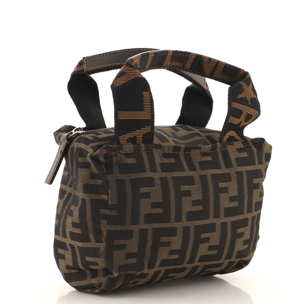 Vintage 1925 Cosmetic Tote Zucca Canvas Mini