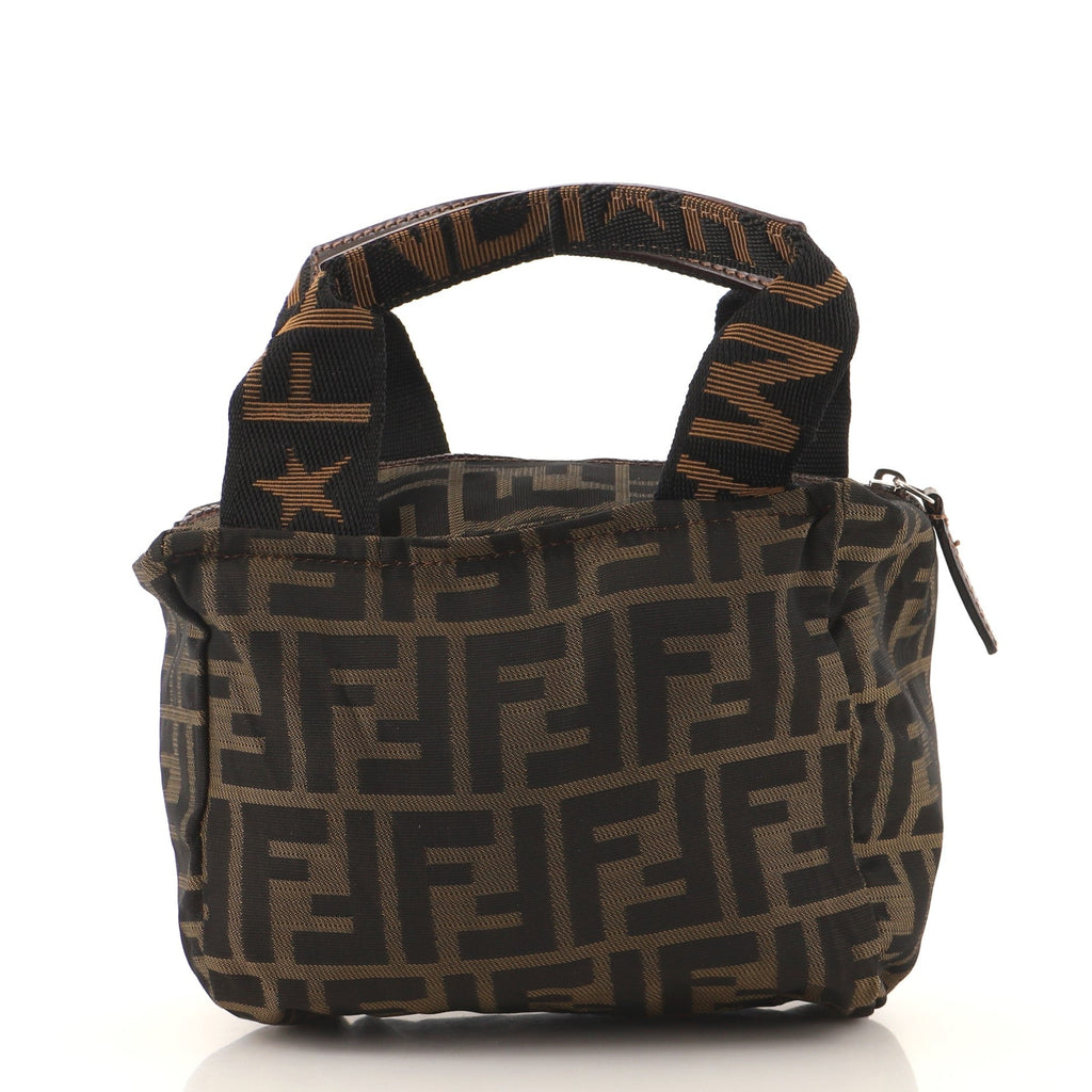 Vintage 1925 Cosmetic Tote Zucca Canvas Mini