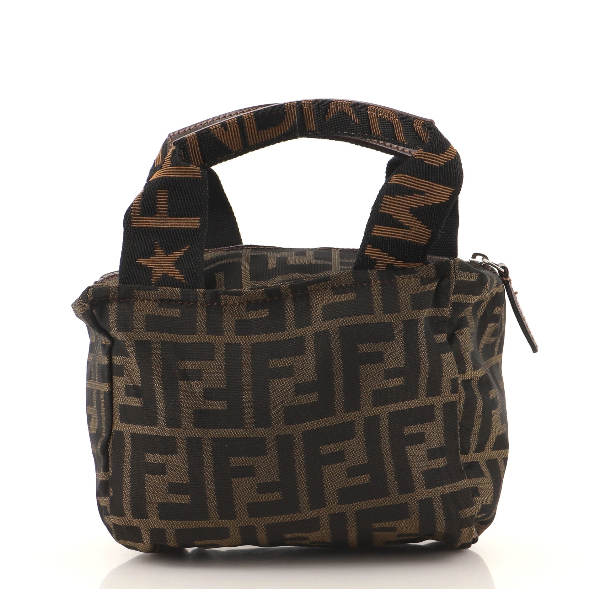 Vintage 1925 Cosmetic Tote Zucca Canvas Mini