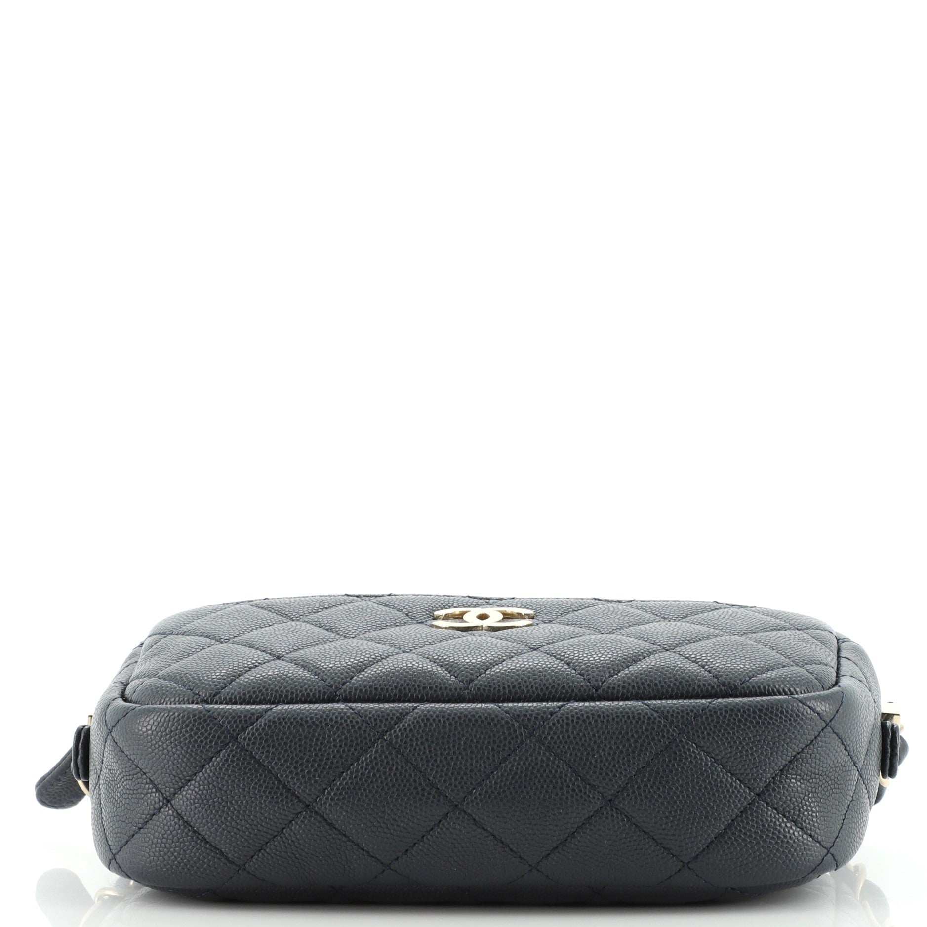Camera Case Bag Quilted Caviar Mini