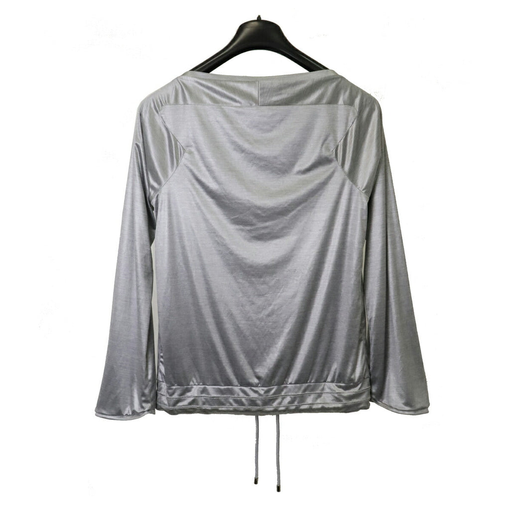 Chanel Polyester Coco Mark Boat Neck Long Sleeve Top