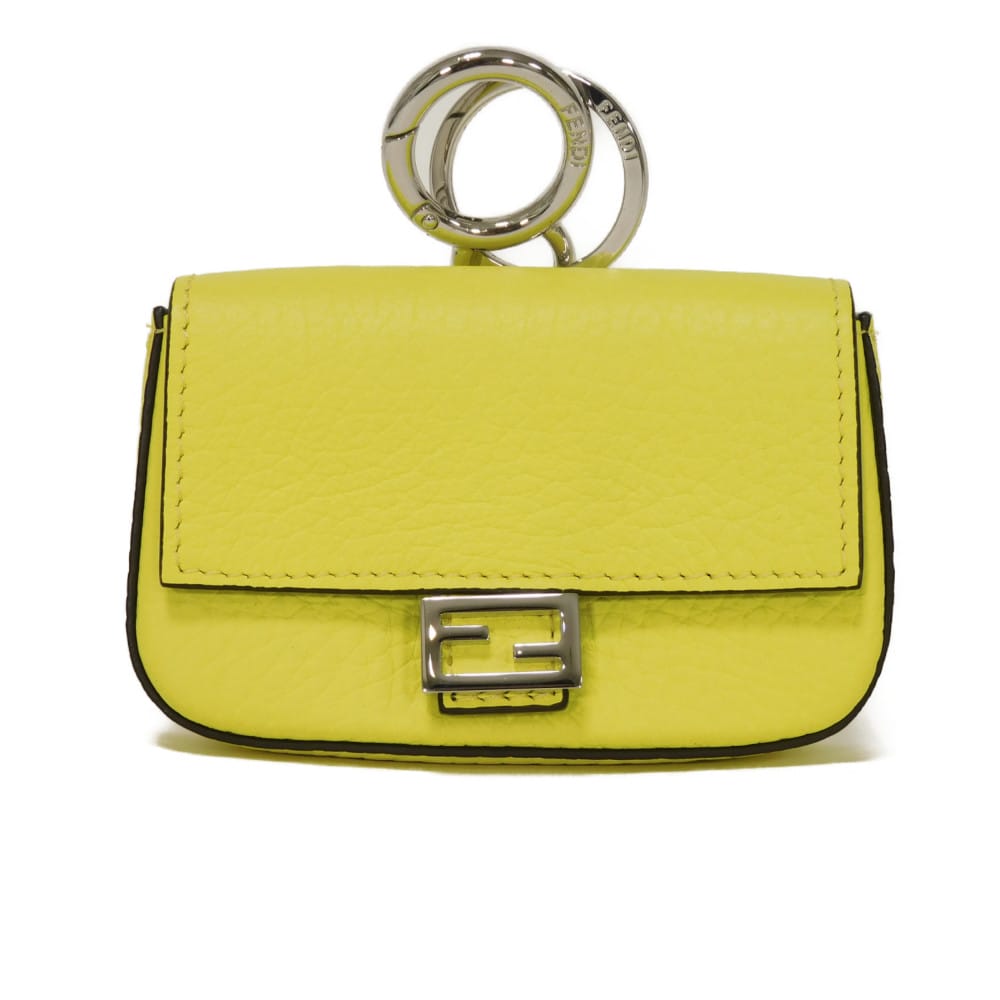 Fendi Micro Bucket Calf Leather Key Holder