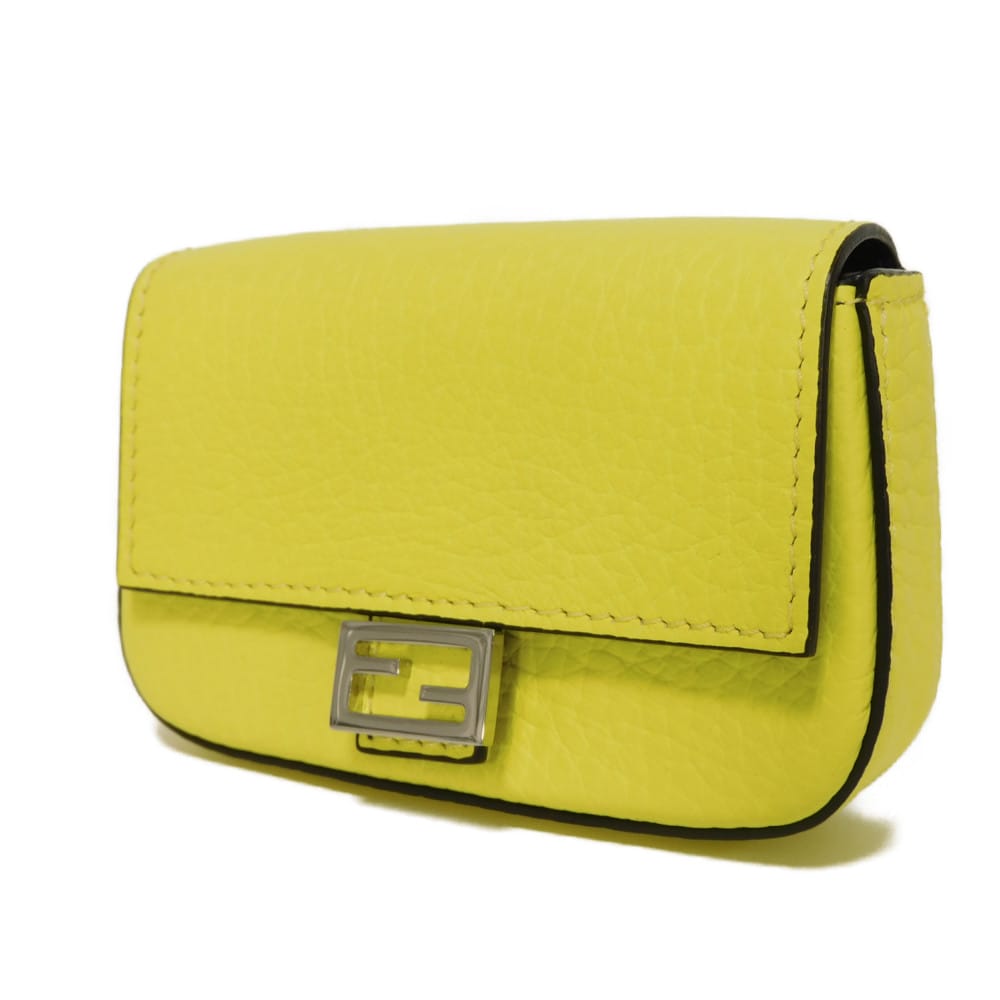 Fendi Micro Bucket Calf Leather Key Holder