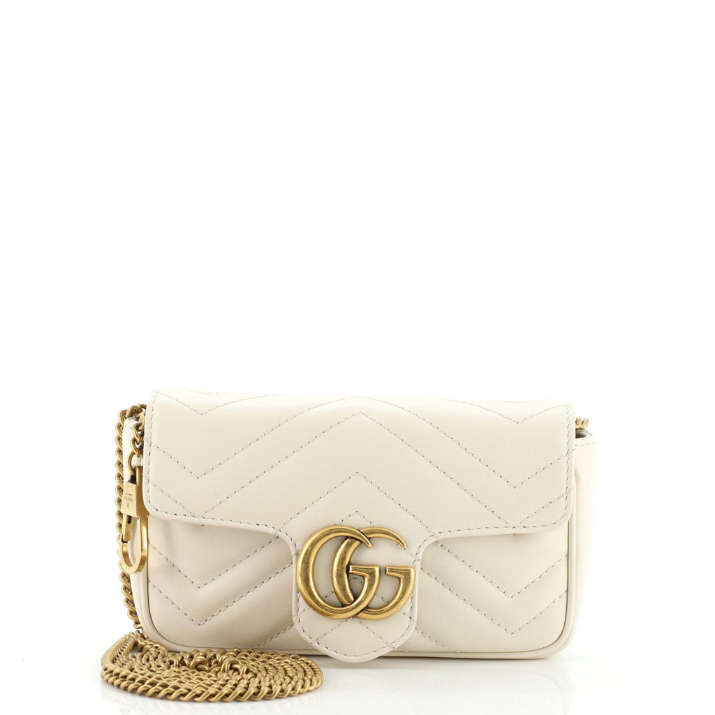 GG Marmont Flap Bag Matelasse Leather Super Mini