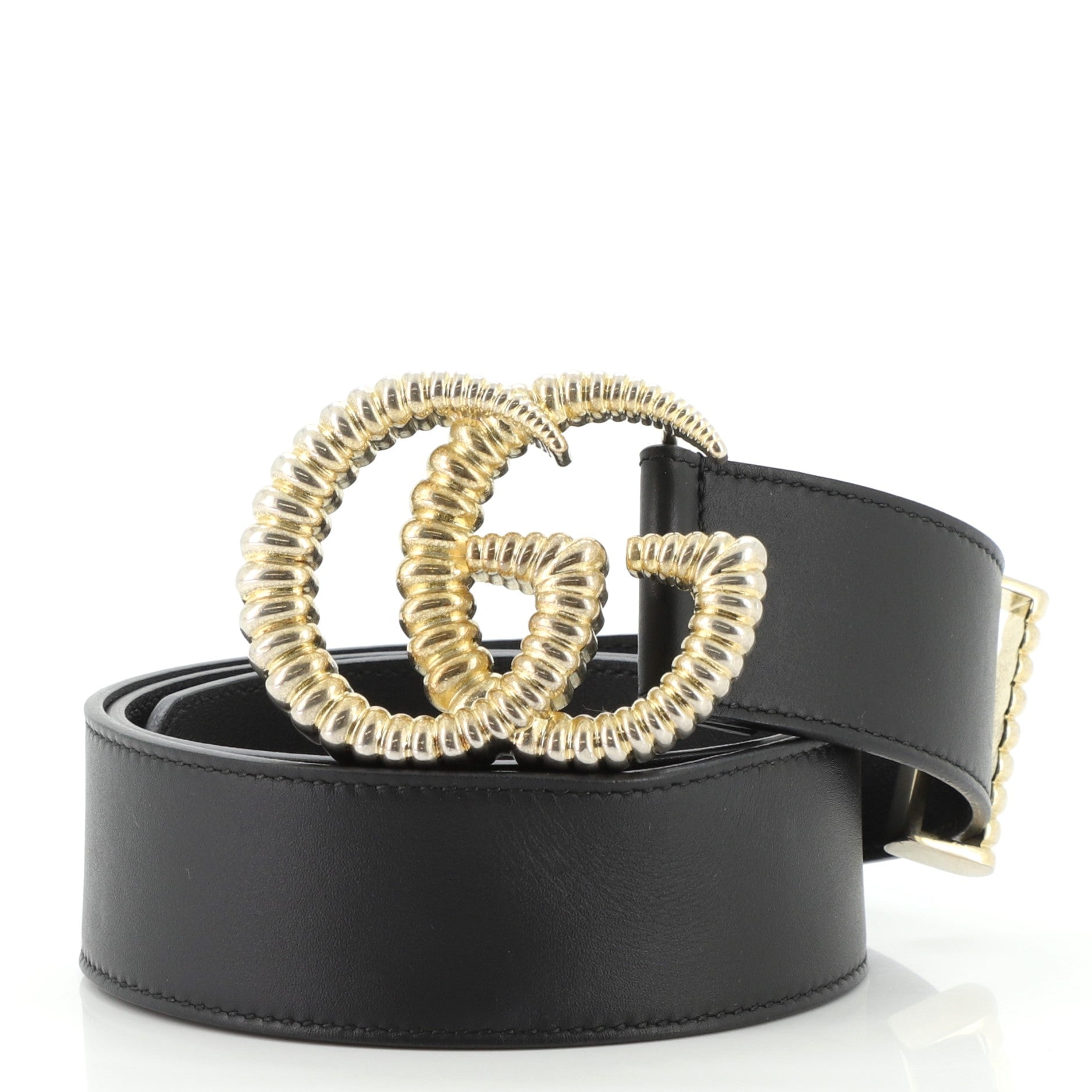 Torchon GG Marmont Belt Leather Wide 85