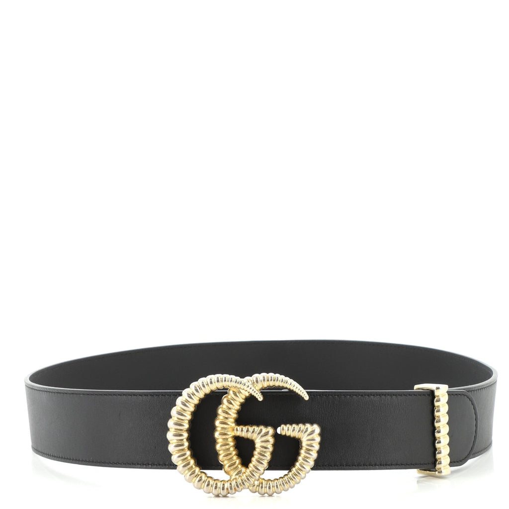 Torchon GG Marmont Belt Leather Wide 85